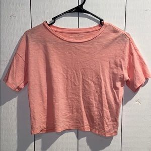 AE Salmon Colored Crop Top - Size XS
